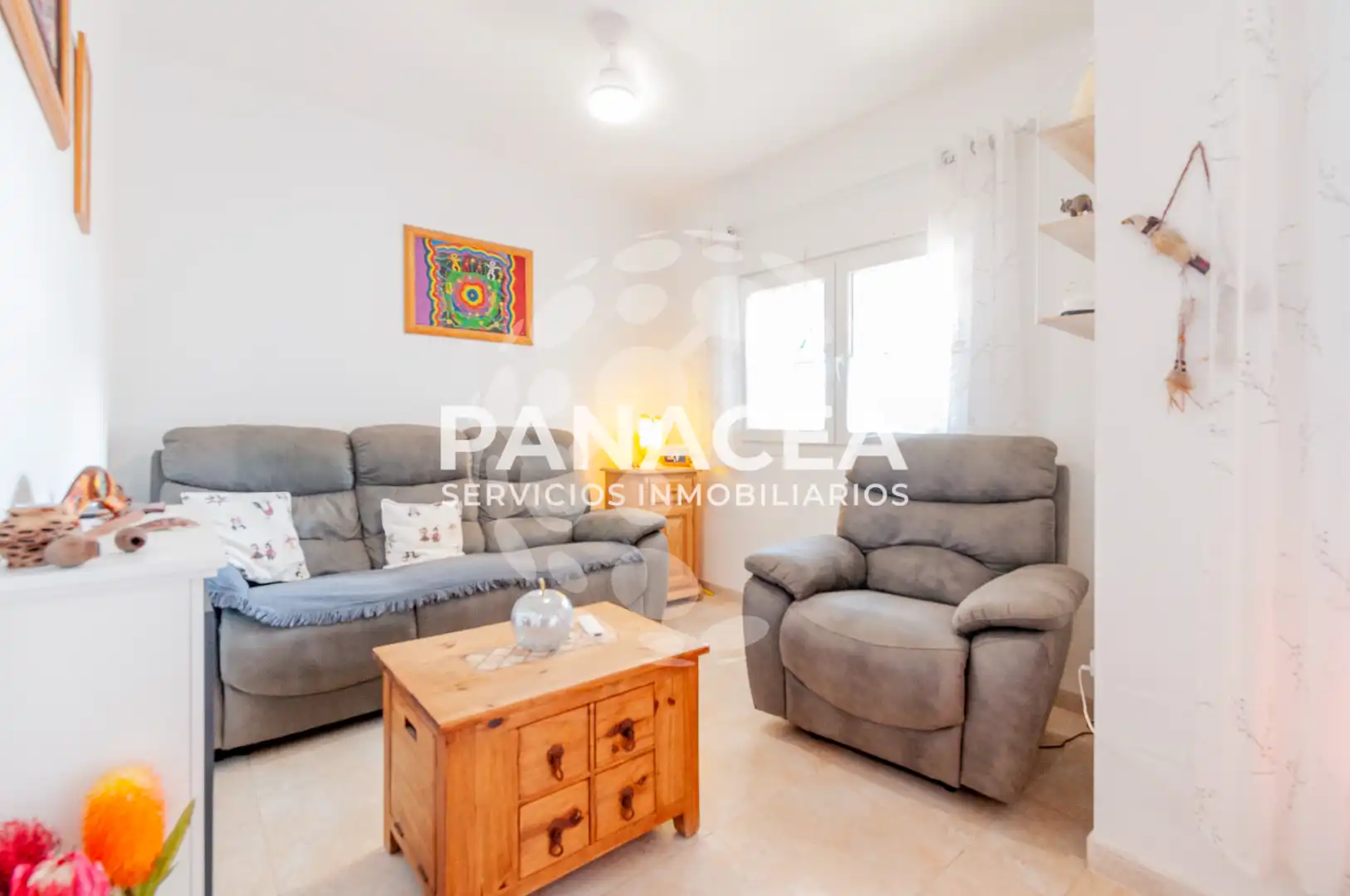 Sala de estar de Casa o chalet en venta en Vícar con Amueblado, Horno y Lavadora