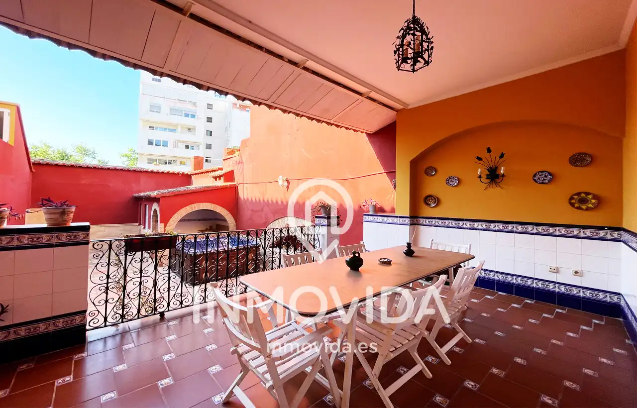 Terrace of Houses for sale in Xàtiva  with Air Conditioner, Terrace and Furnished