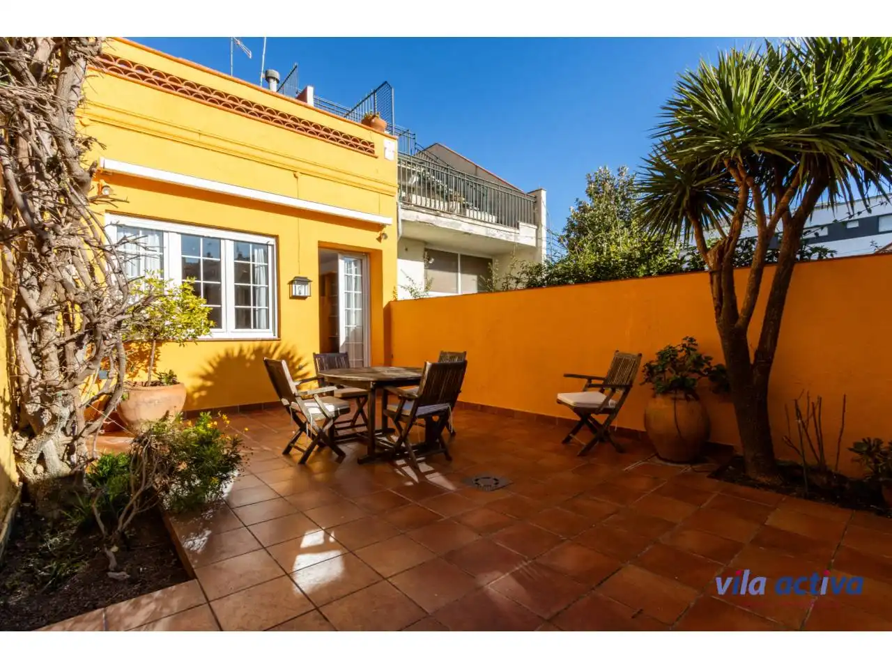 Garden of Houses for sale in Terrassa  with Air Conditioner, Heating and Private garden