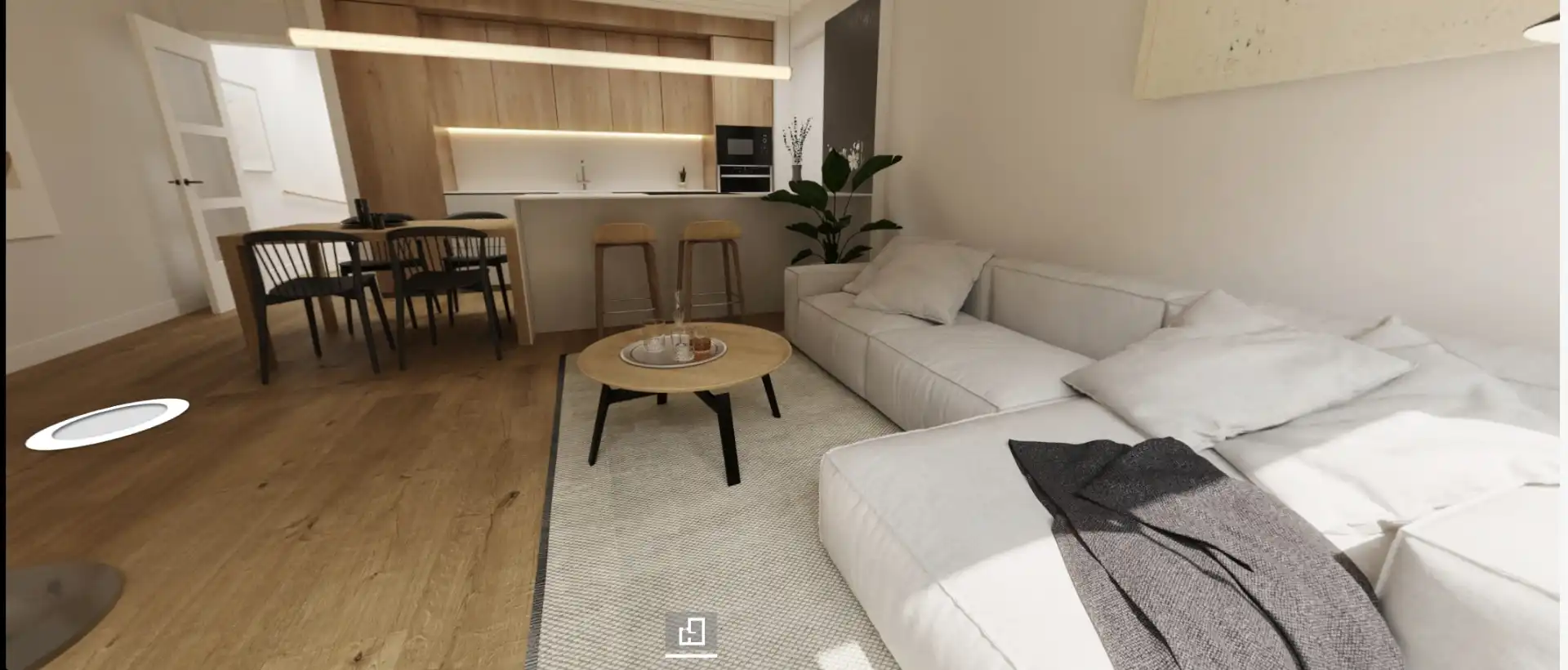 Sala de estar de Casa adosada en venta en Rubí con Aire acondicionado, Calefacción y Terraza