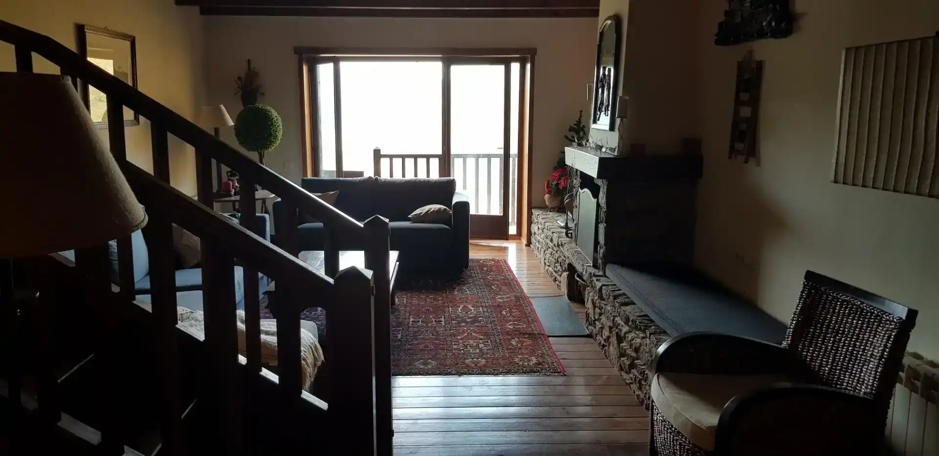 Sala d'estar de Casa adosada en venda en Naut Aran amb Balcó