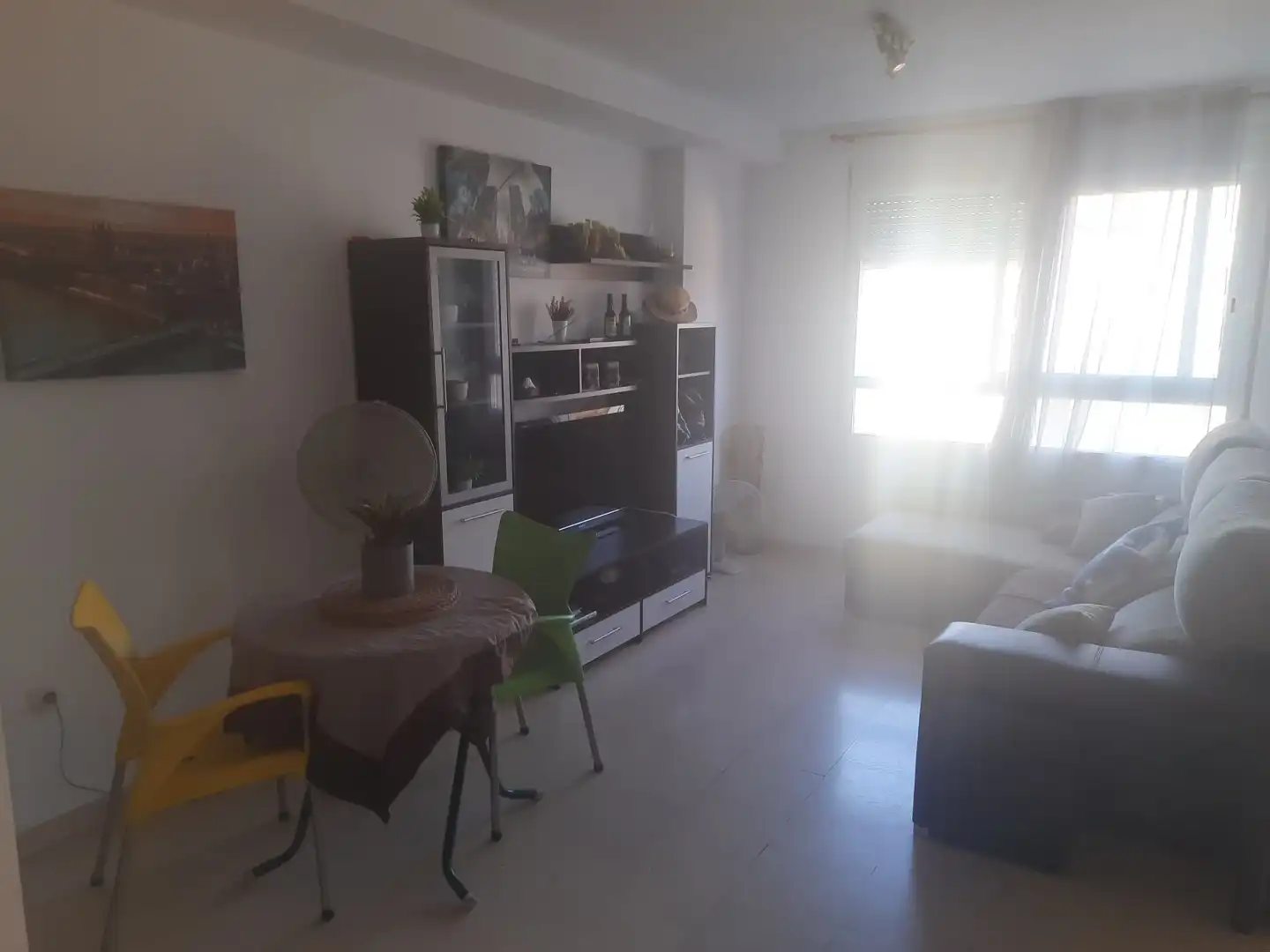 Sala de estar de Apartamento en venta en Vilamarxant con Terraza, Trastero y Amueblado