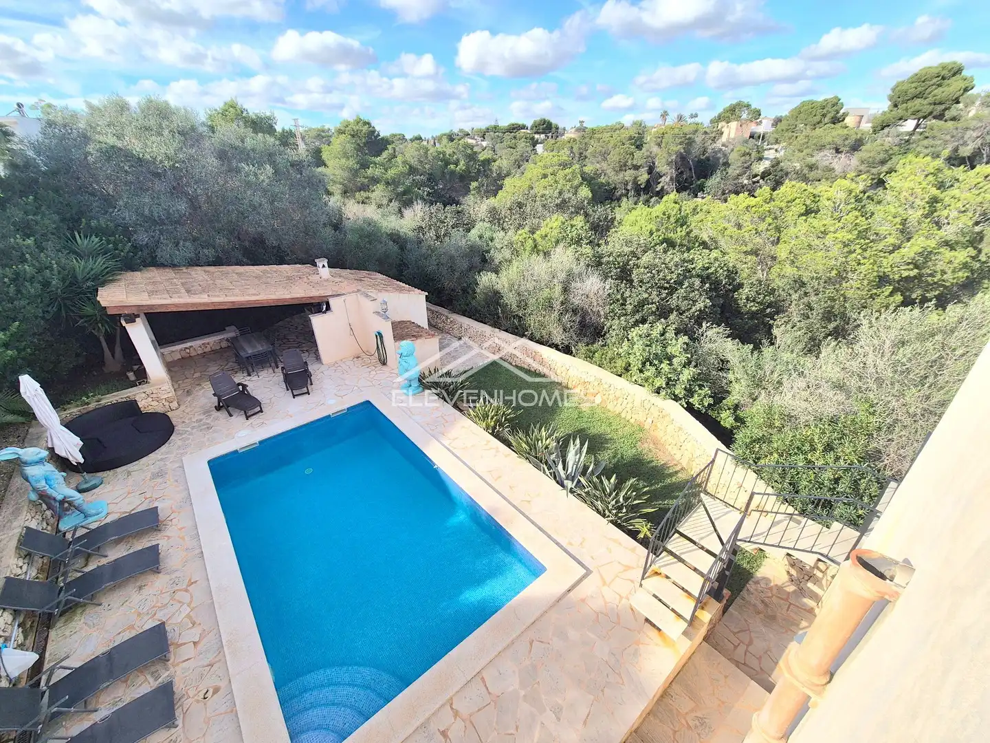 Piscina de Casa o xalet en venda en Santanyí amb Aire condicionat, Calefacció i Jardí privat