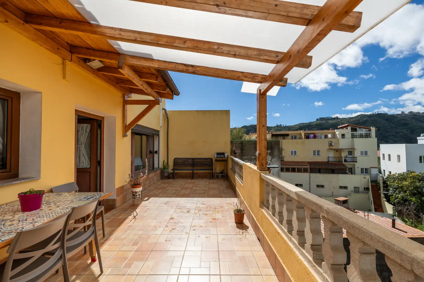Terraza de Casa adosada en venta en Teror con Jardín privado, Terraza y Amueblado