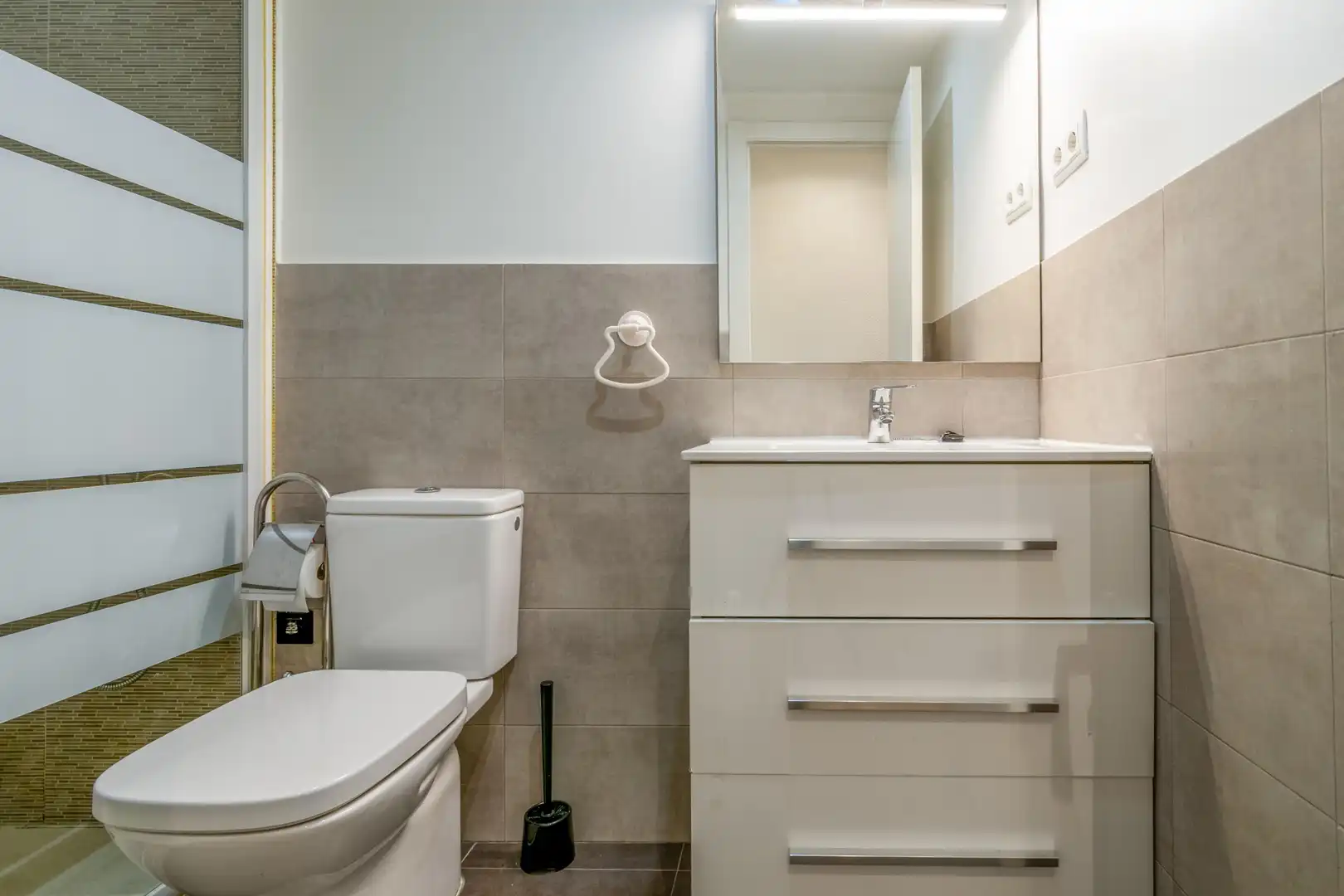 Baño de Apartamento de alquiler en Madrid con Calefacción