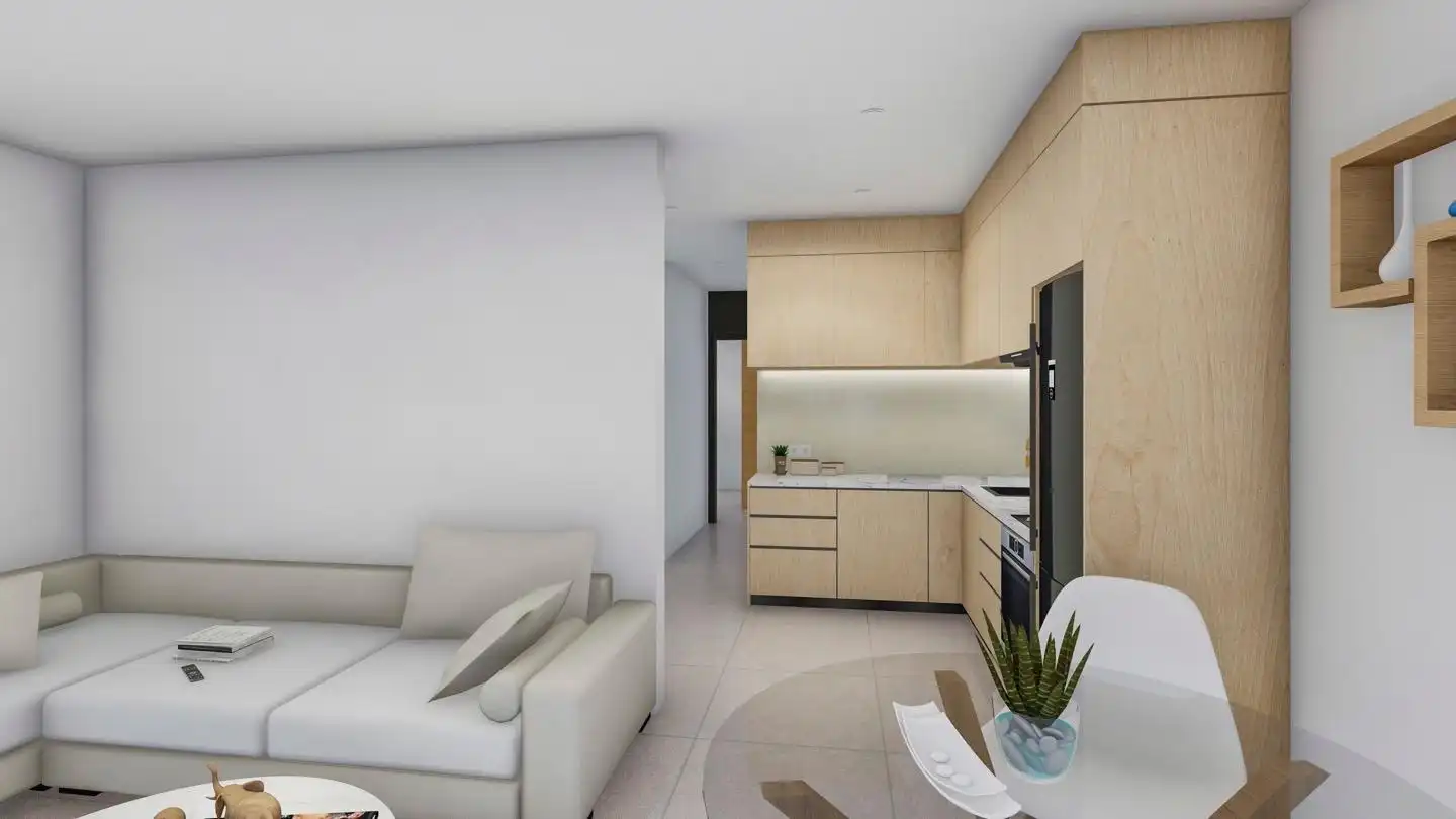 Kitchen of Flat for sale in Sevilla  with Air Conditioner, Heating and Balcony