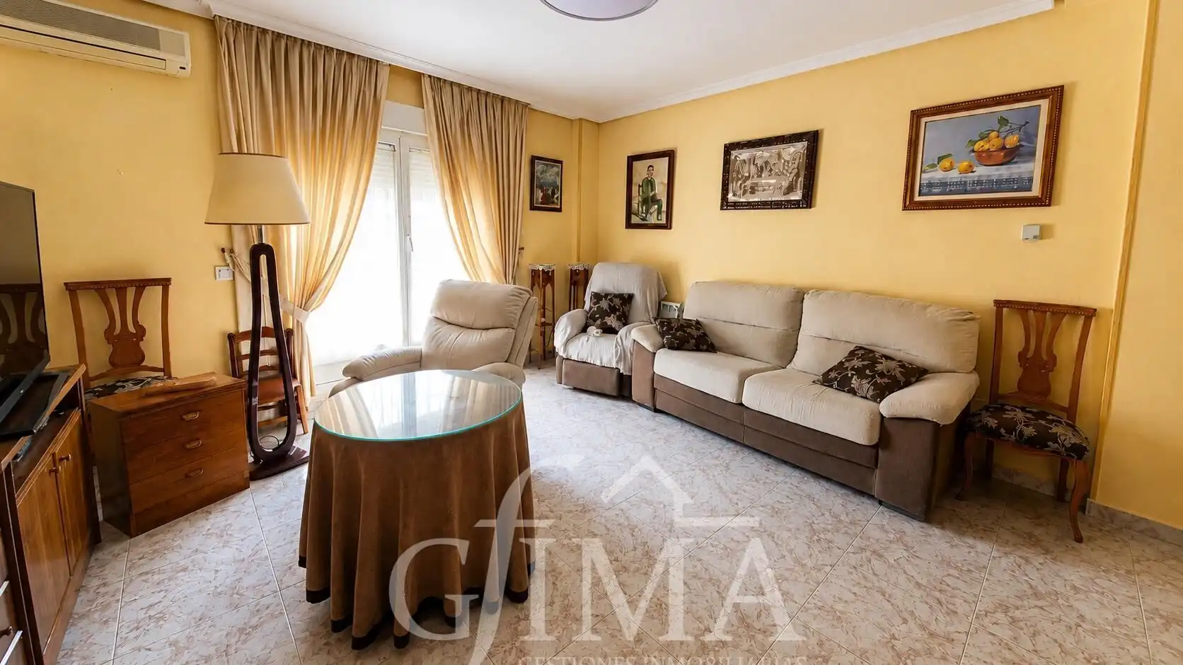 Living room of Attic for sale in Tomelloso  with Heating, Terrace and Furnished
