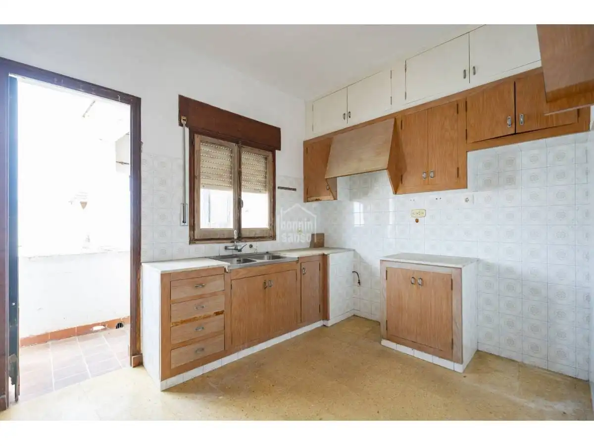 Cuina de Apartament en venda en Maó - Mahón amb Terrassa