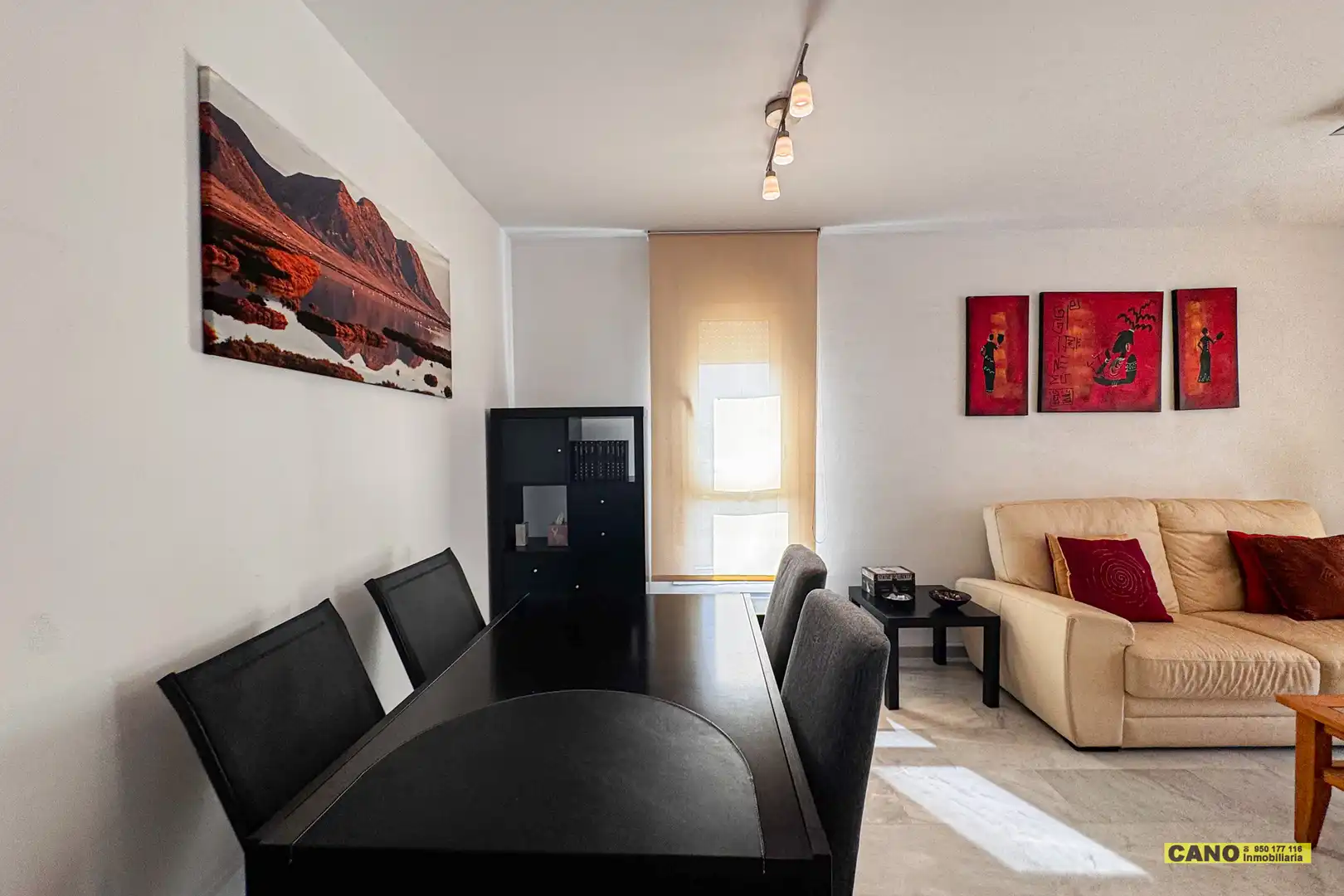 Esszimmer von Wohnung zum Verkauf in Almería mit Klimaanlage, Heizung und Terrasse
