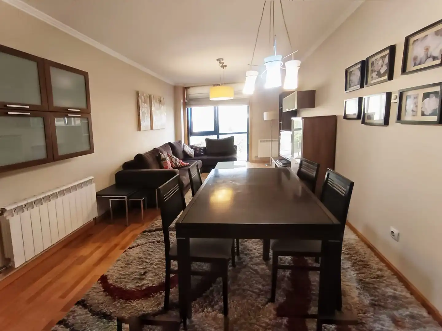 Esszimmer von Wohnung zur Miete in Pontevedra Capital  mit Heizung und Möbliert