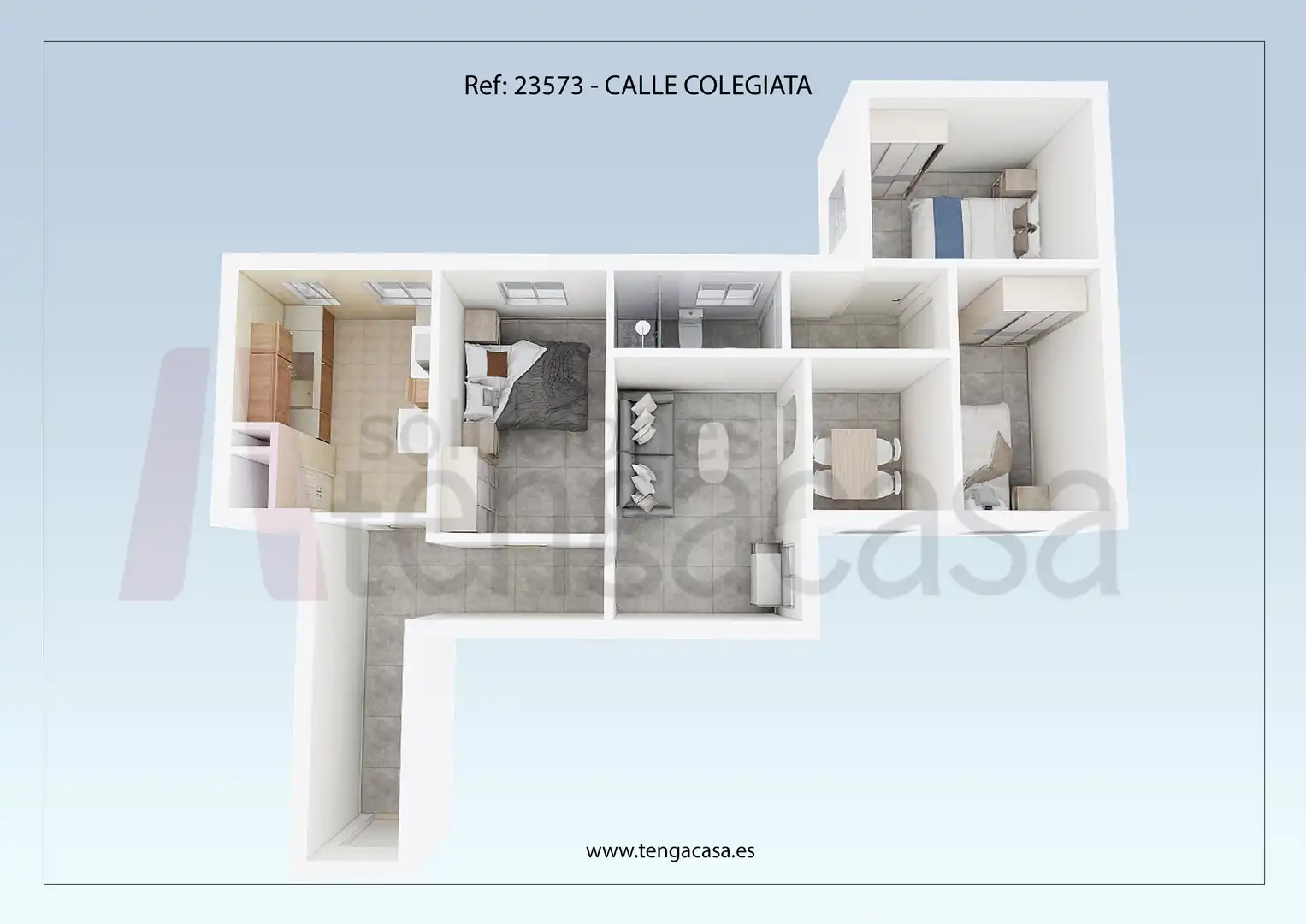 Flat for rent to own in Calle de la Colegiata, Embajadores - Lavapiés