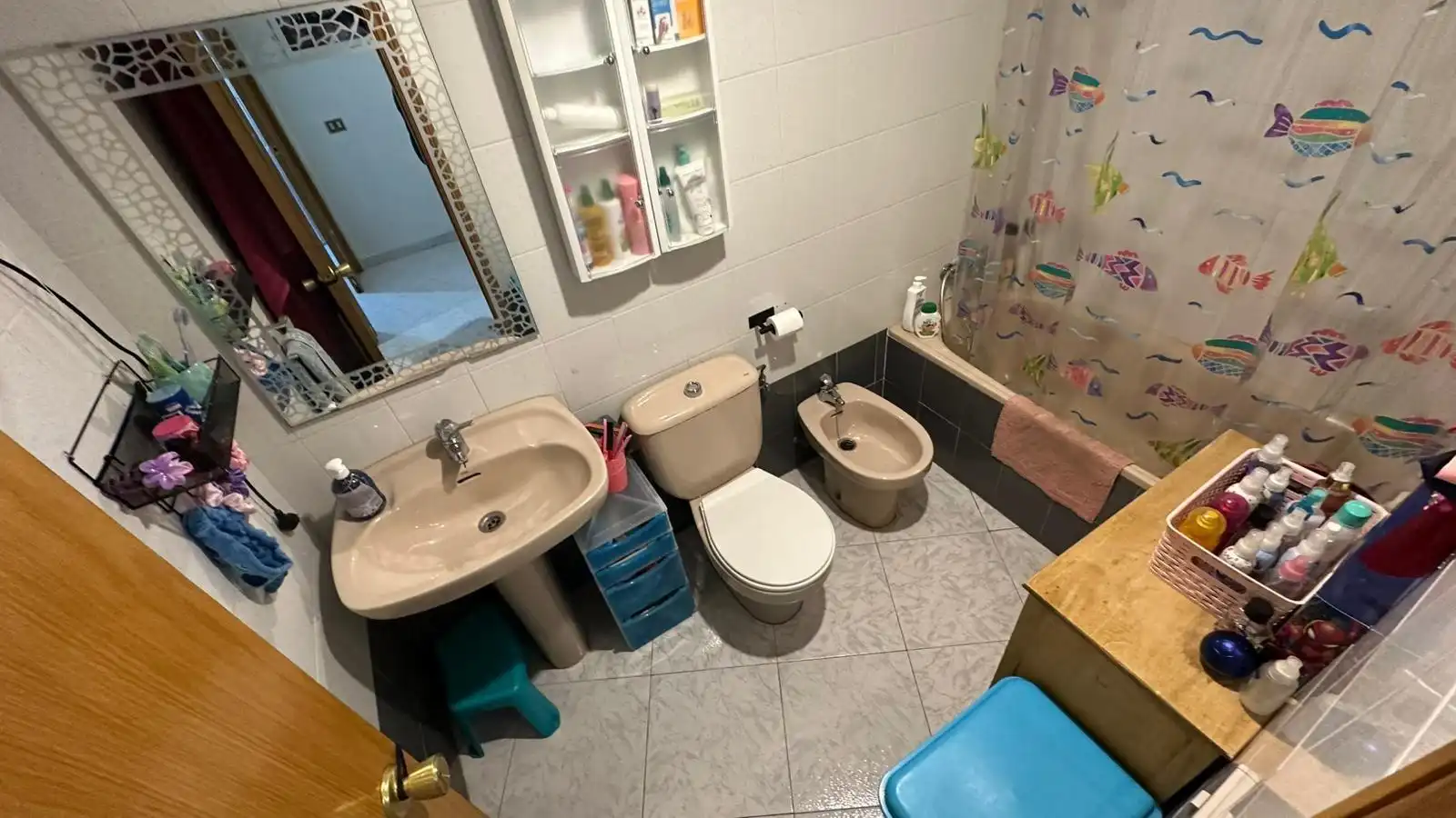 Badezimmer von Wohnungen zum Verkauf in Castellón de la Plana / Castelló de la Plana mit Abstellraum, Möbliert und Balkon