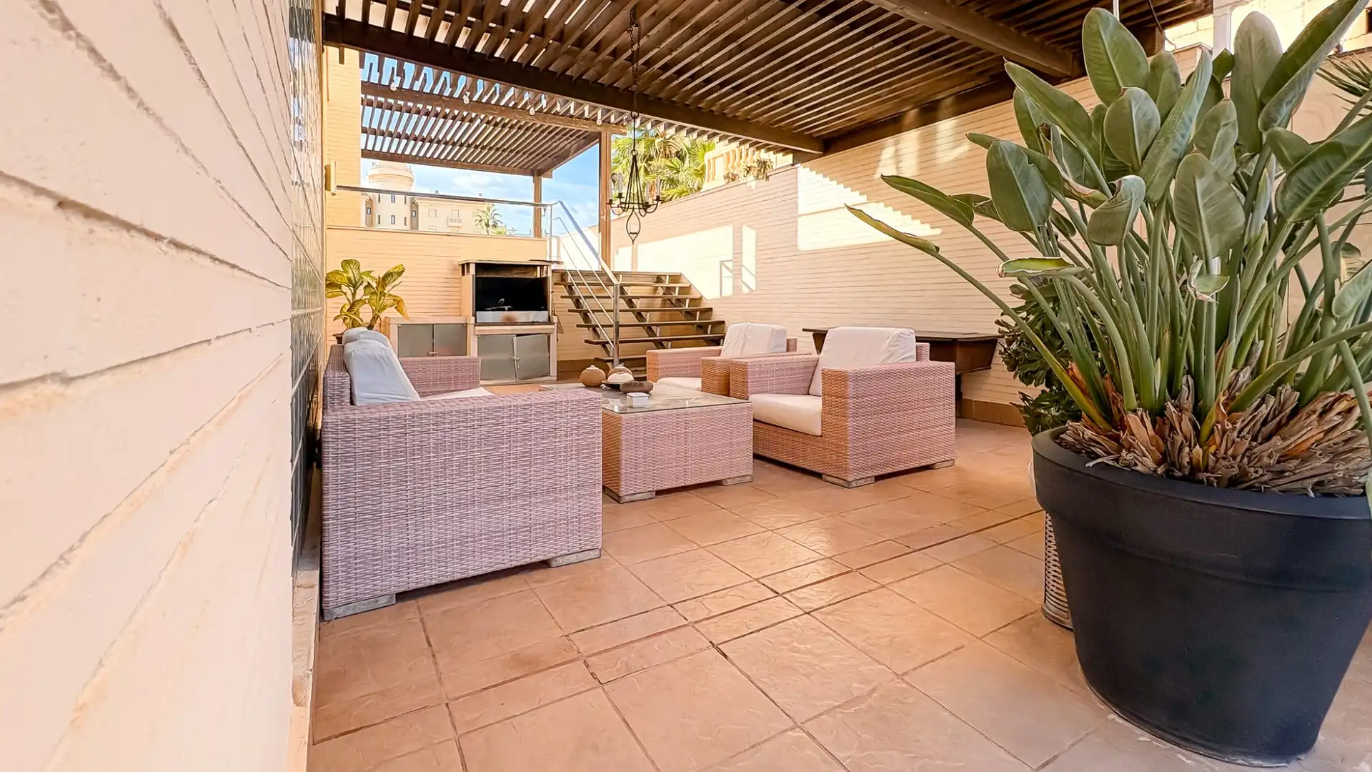 Terraza de Casa o chalet en venta en Guardamar del Segura con Aire acondicionado, Jardín privado y Terraza