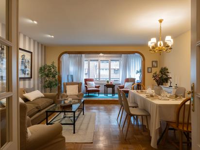 Living room of Flat for sale in  Madrid Capital  with Air Conditioner and Terrace