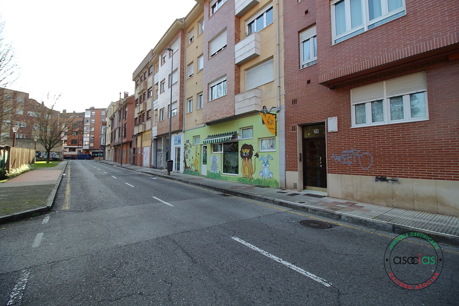 Exterior view of Flat for sale in Gijón   with Heating, Parquet flooring and Terrace