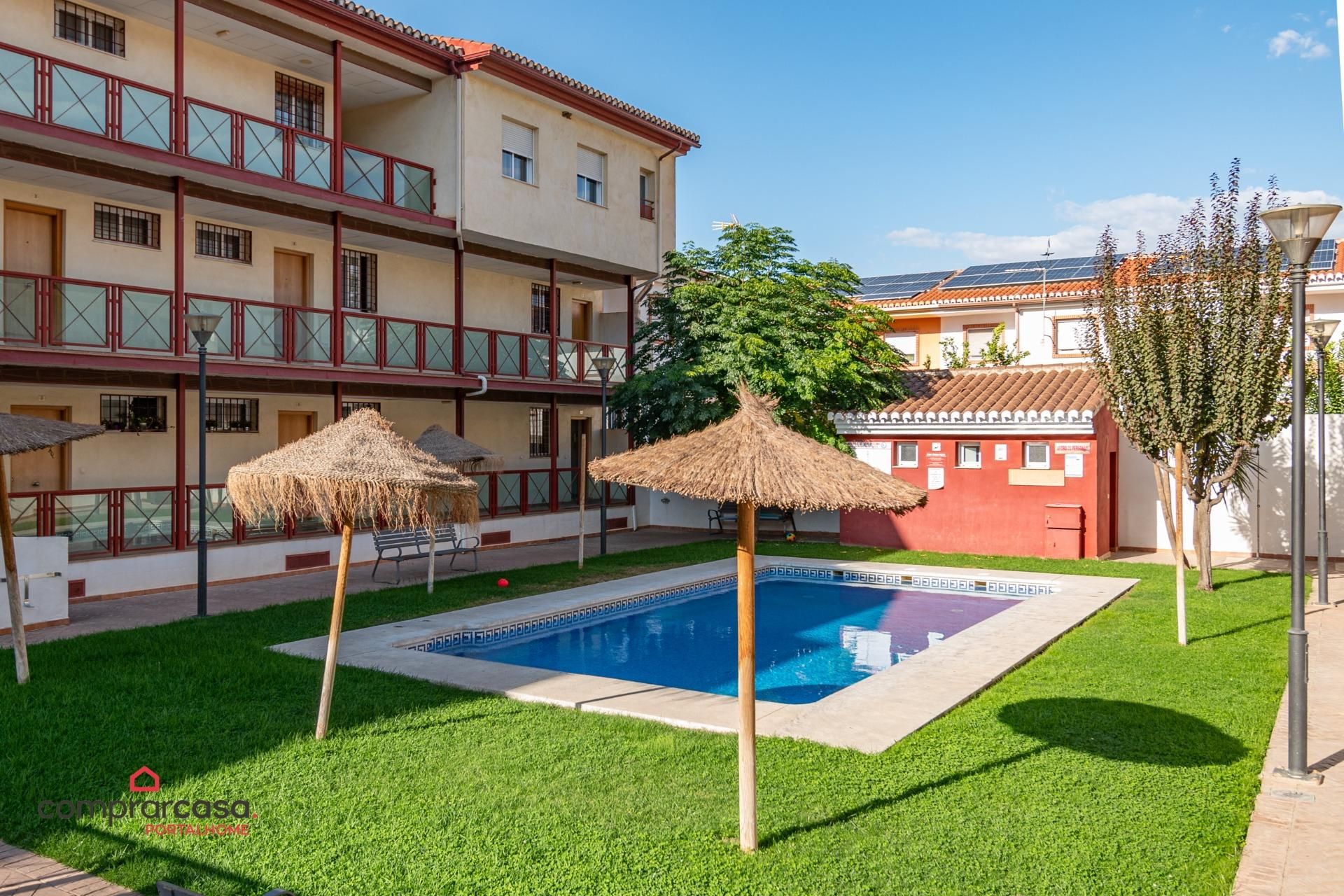 Swimming pool of Attic for sale in Las Gabias