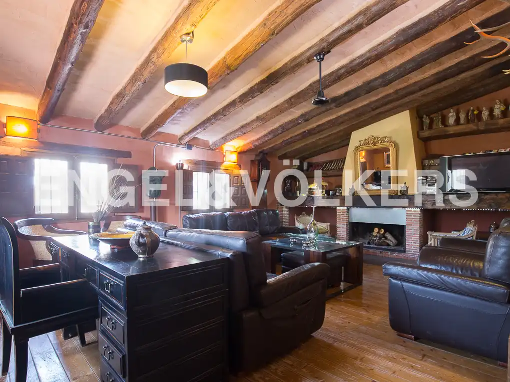 Sala de estar de Casa o chalet en venta en Enguera con Aire acondicionado, Calefacción y Jardín privado