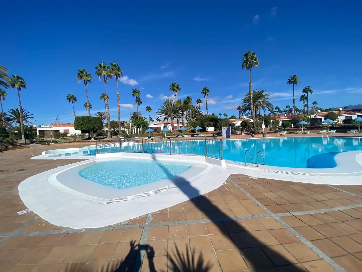 Piscina de Casa o xalet en venda en San Bartolomé de Tirajana amb Aire condicionat, Terrassa i Moblat