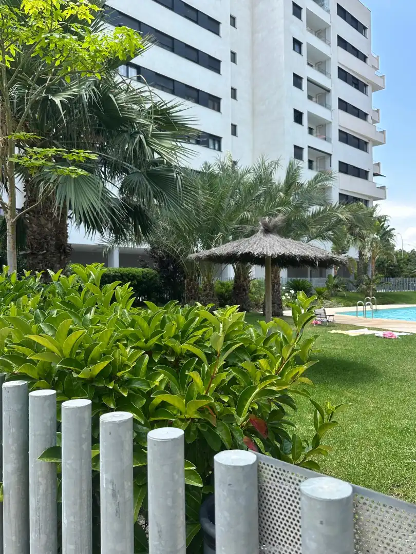 Vista exterior de Apartamento de alquiler en Alicante / Alacant con Aire acondicionado, Amueblado y Horno