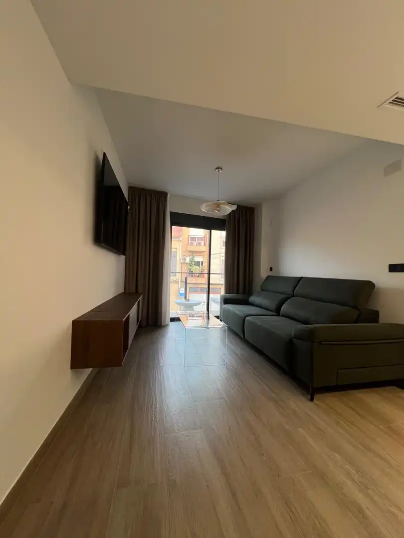 Sala de estar de Piso en venta en Murcia con Aire acondicionado, Terraza y Amueblado