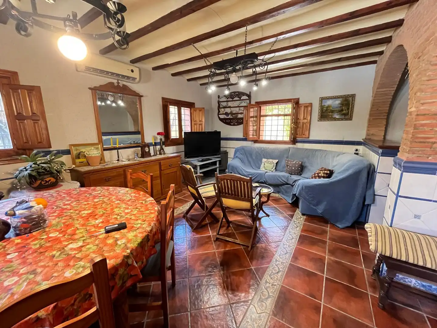 Living room of Houses for sale in Cartagena  with Air Conditioner and Swimming Pool