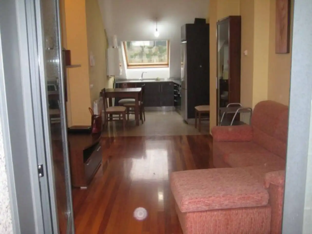 Wohnzimmer von Wohnung zum Verkauf in Vigo  mit Heizung, Parkett und Terrasse