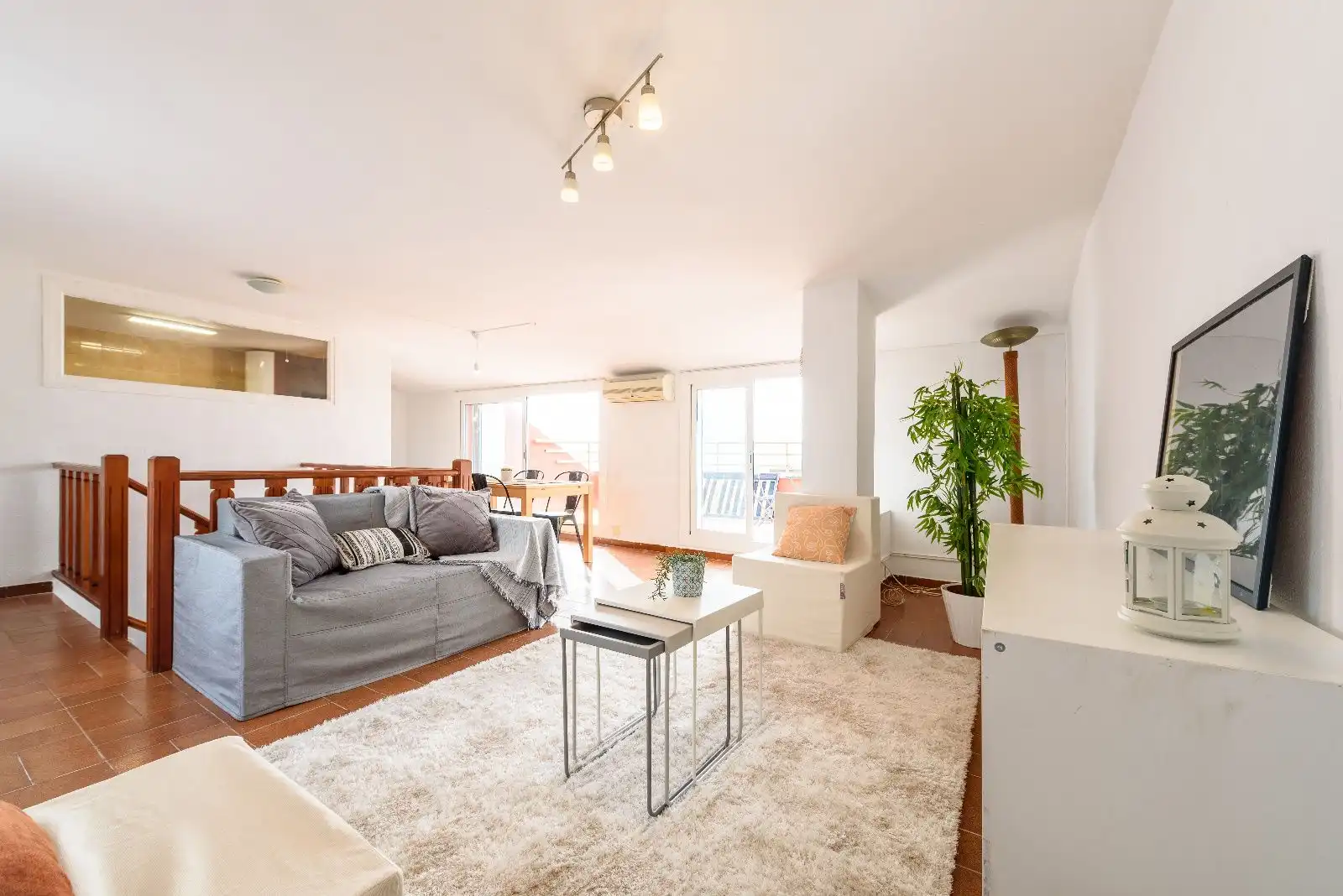 Living room of Duplexes for sale in Torredembarra  with Air Conditioner and Balcony