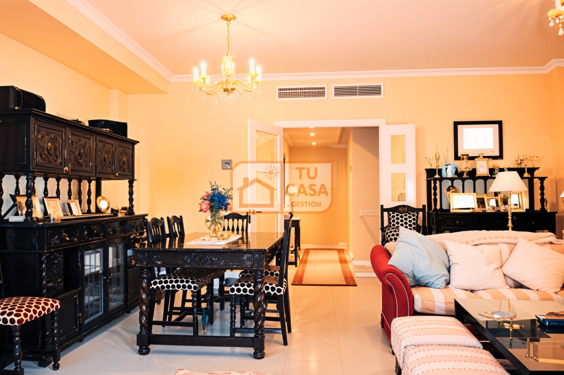 Dining room of Single-family semi-detached to rent in Cáceres Capital  with Air Conditioner, Heating and Private garden
