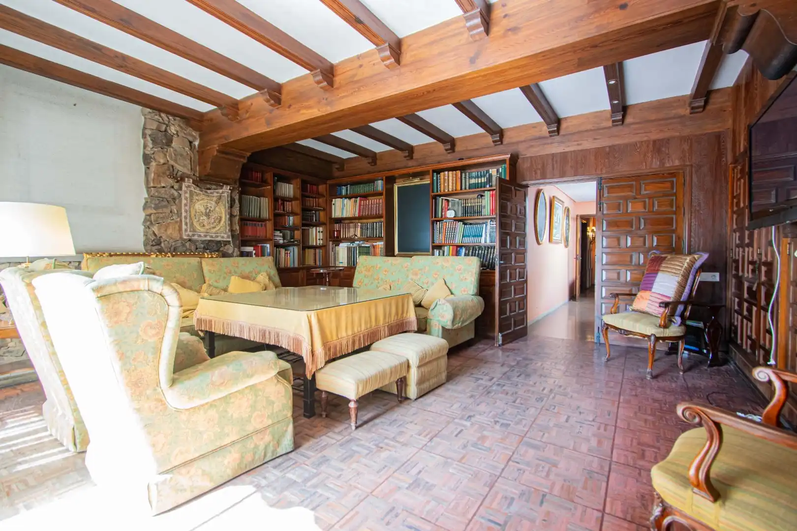 Wohnzimmer von Dachboden zum Verkauf in Sevilla mit Terrasse