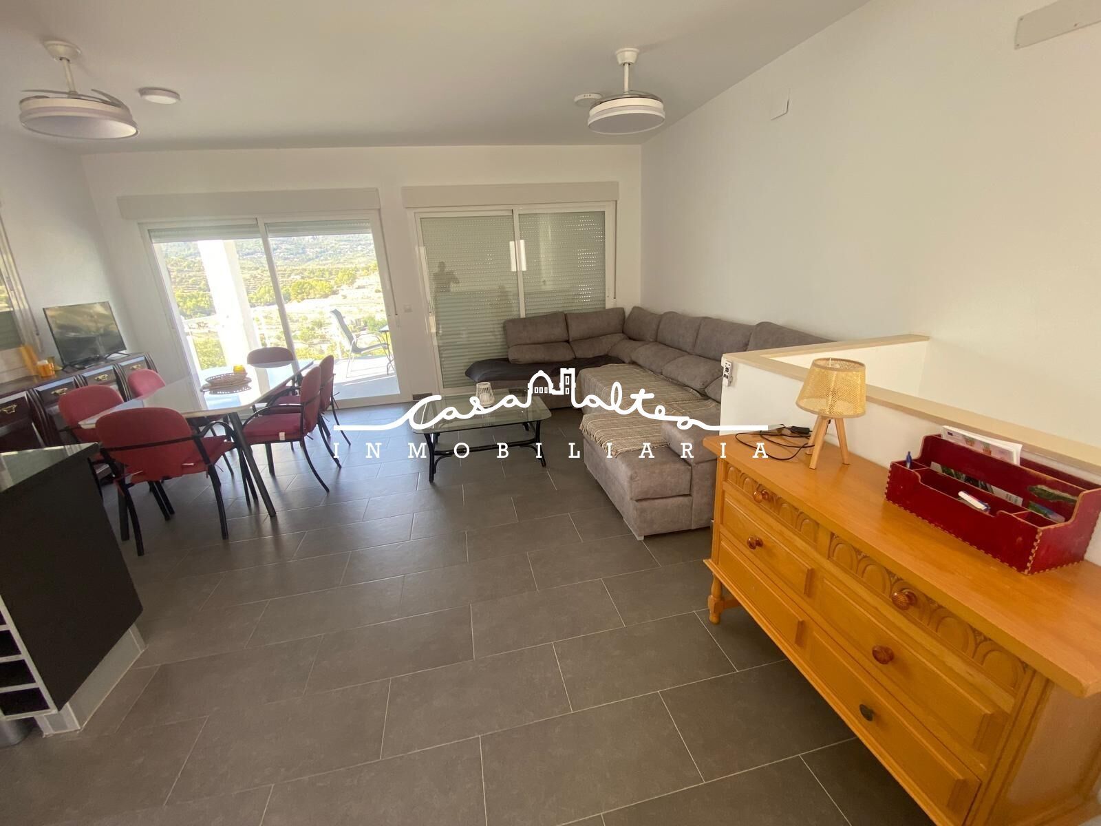 Exterior view of Single-family semi-detached for sale in Calpe / Calp  with Private garden, Terrace and Balcony