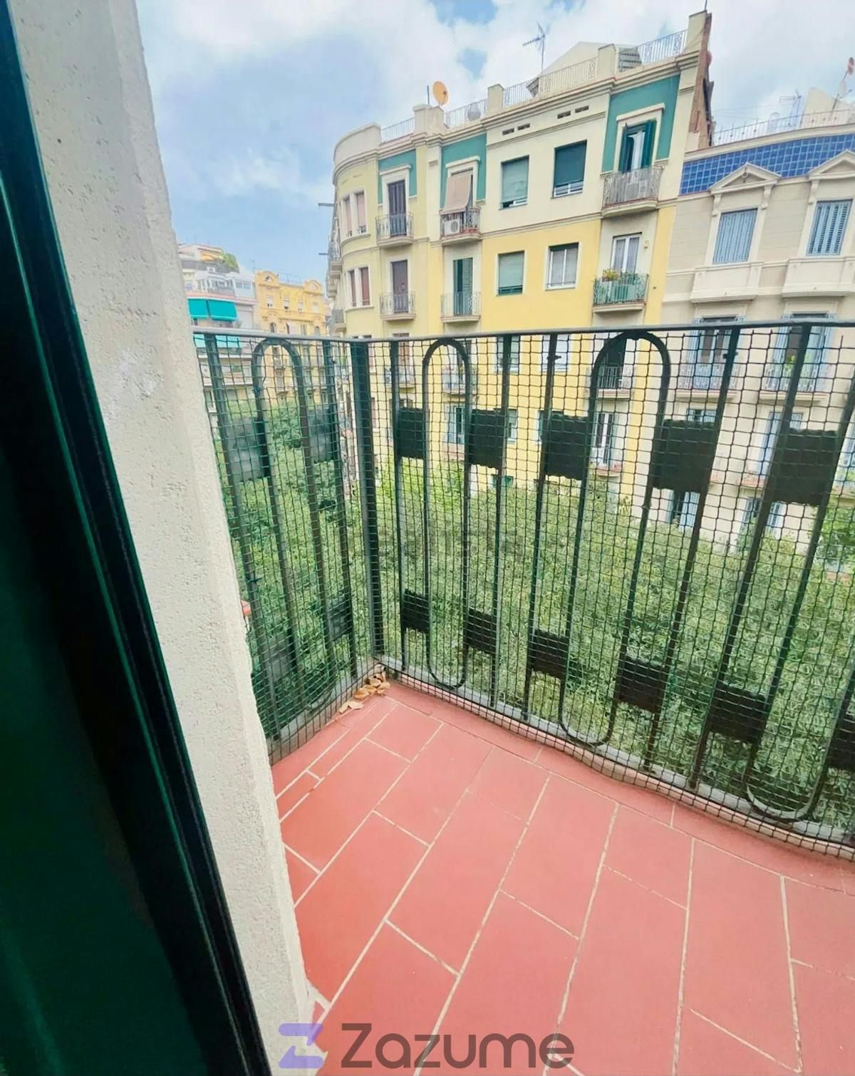 Terrassa de Apartament de lloguer en  Barcelona Capital amb Aire condicionat, Moblat i Forn