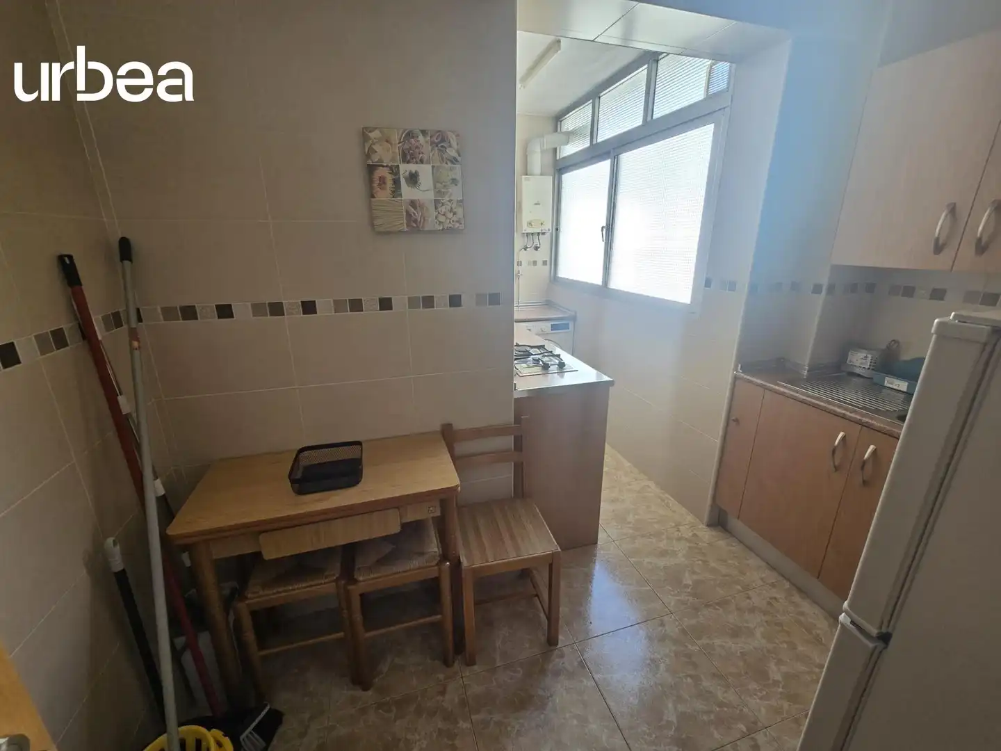 Cuina de Pis de lloguer en Málaga amb Aire condicionat, Calefacció i Terrassa