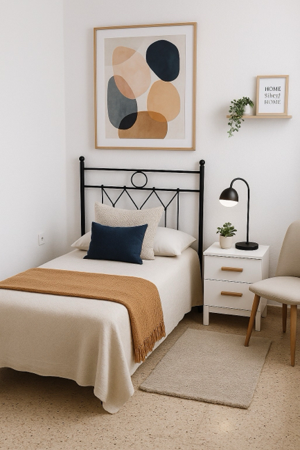 Bedroom of Flat for sale in Torrent  with Air Conditioner