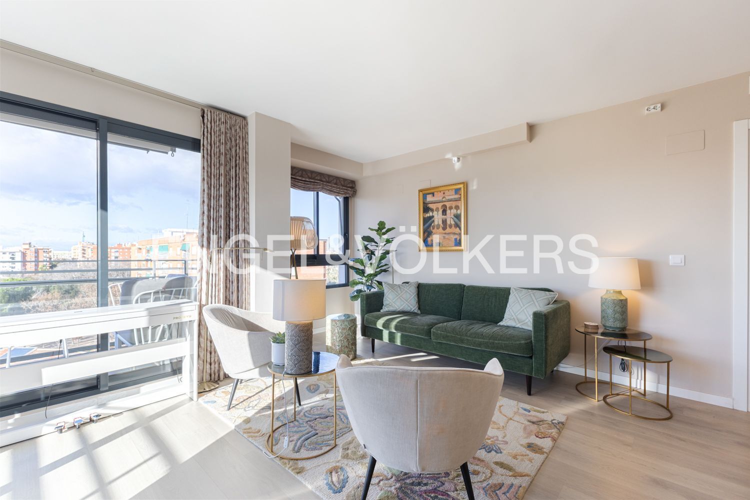 Vista exterior de Apartament de lloguer en  Valencia Capital amb Aire condicionat, Calefacció i Piscina