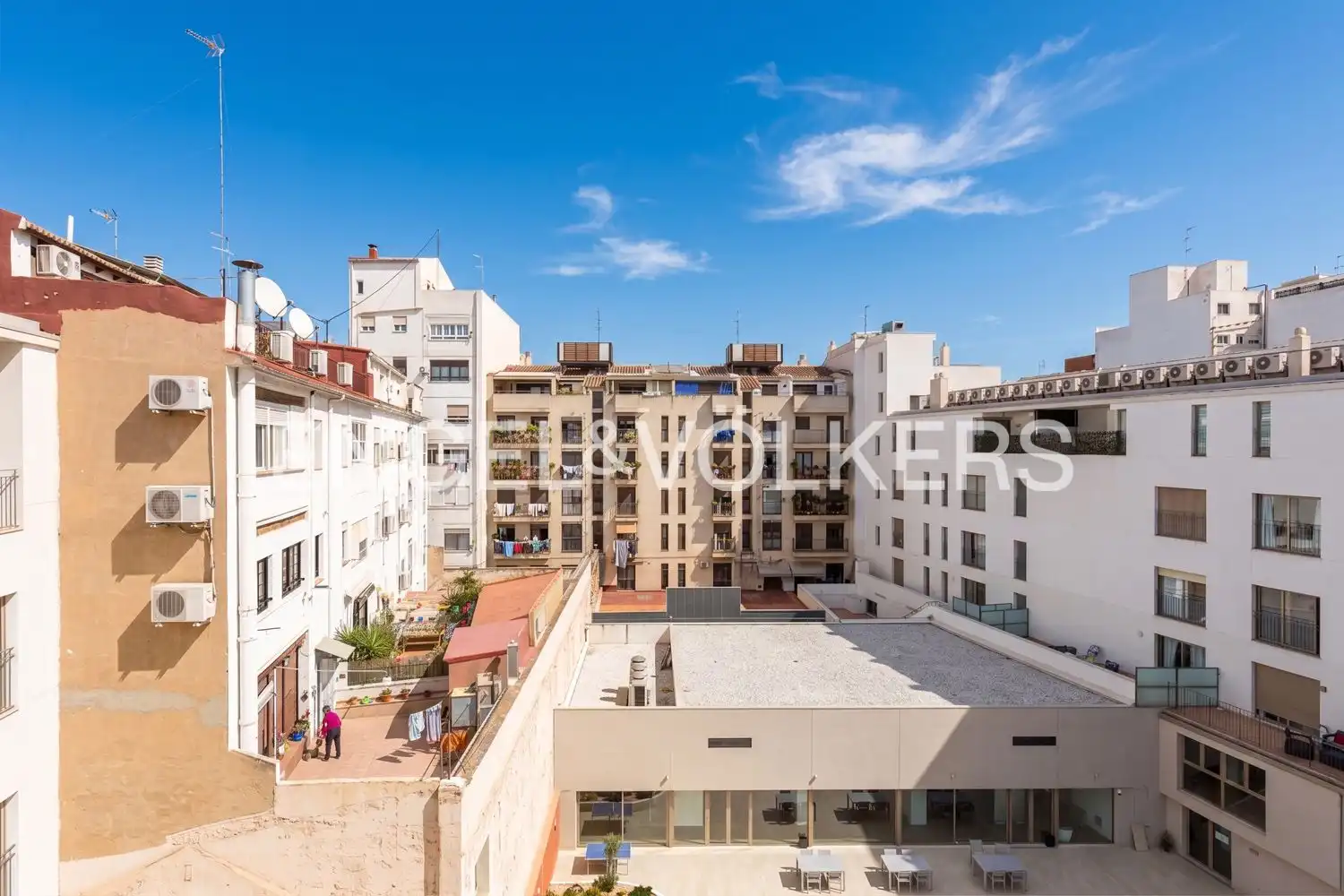 Vista exterior de Ático en venta en Valencia con Aire acondicionado, Calefacción y Jardín privado