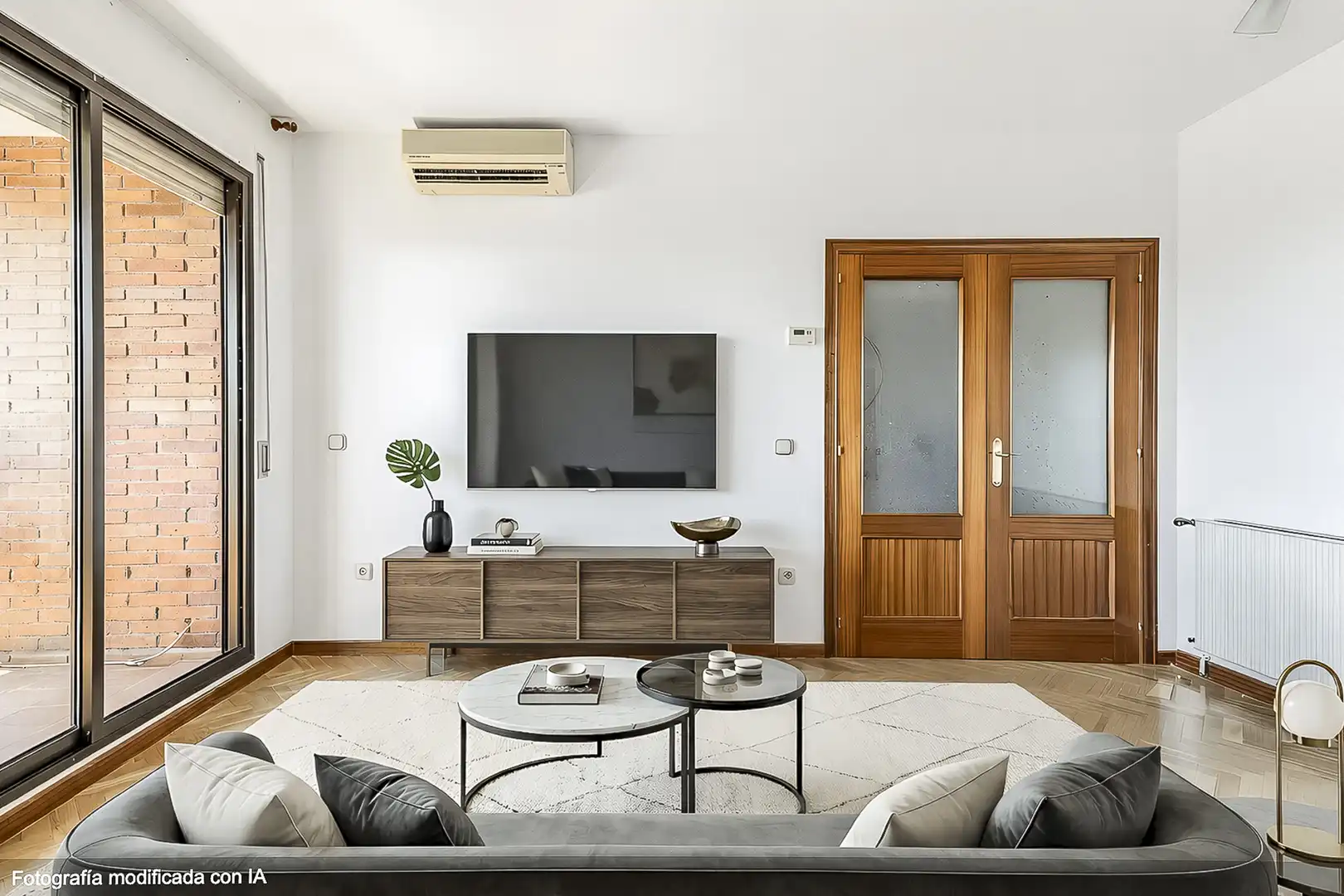 Sala de estar de Piso en venta en Tres Cantos con Aire acondicionado, Calefacción y Parquet