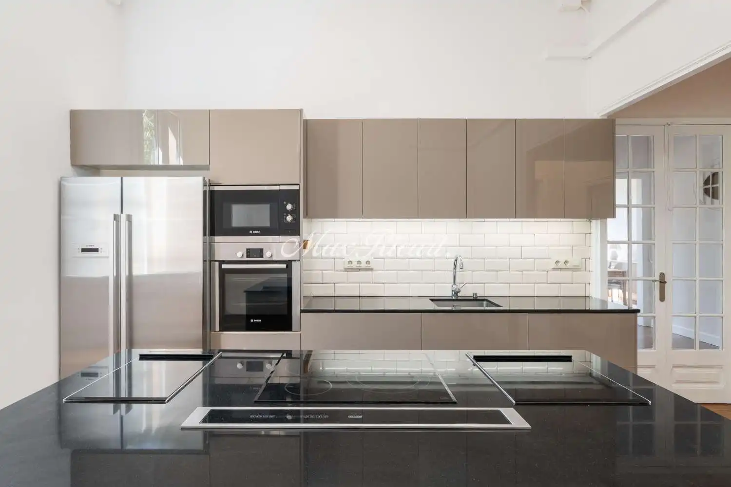 Kitchen of Flat for rent in Barcelona  with Air Conditioner, Heating and Swimming Pool