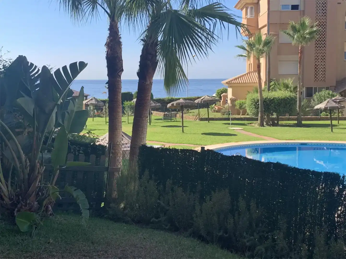 Garten von Erdgeschoss zur Miete in Torrox mit Privatgarten, Schwimmbad und Möbliert
