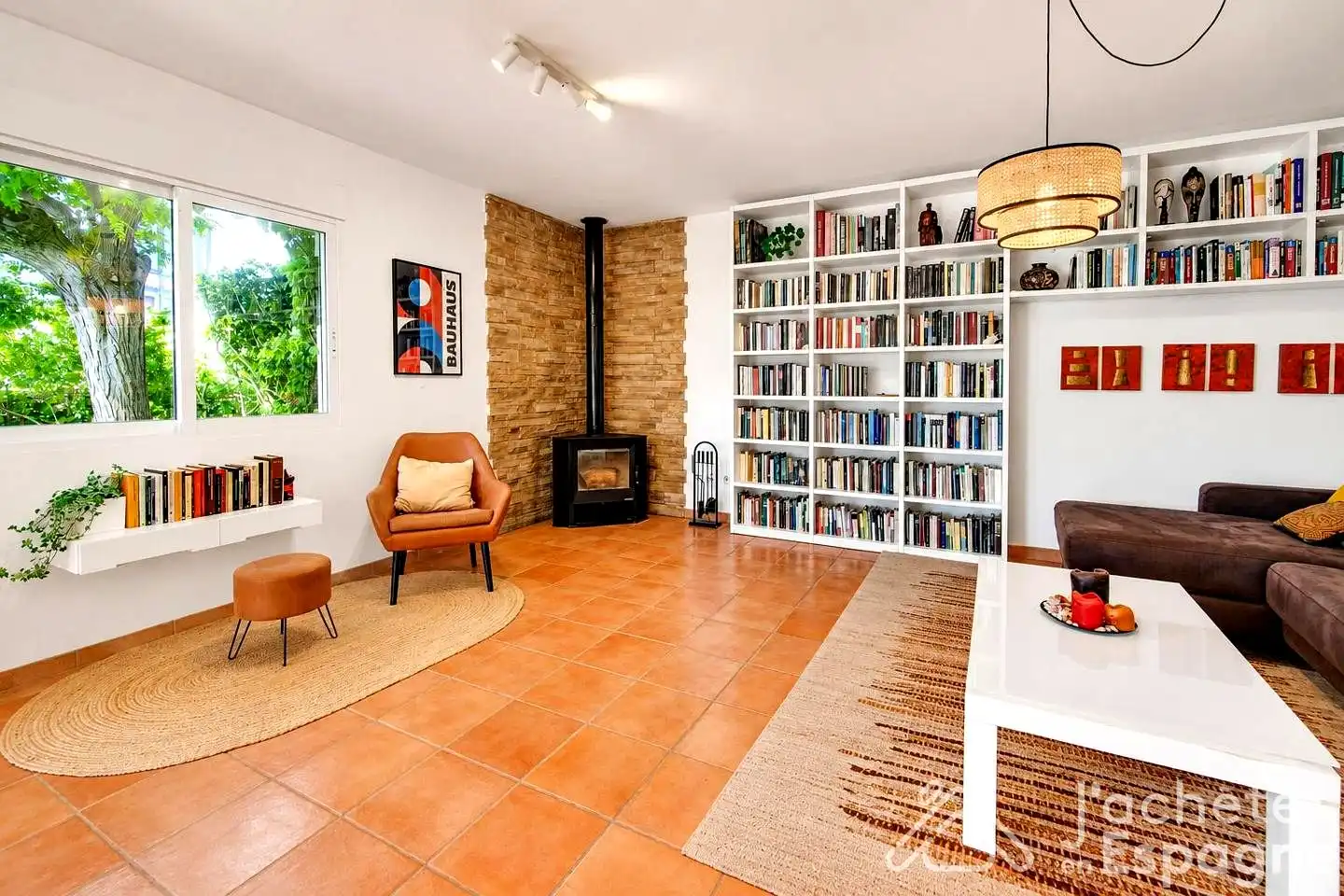 Sala d'estar de Casa o xalet en venda en Vinaròs amb Aire condicionat, Jardí privat i Terrassa
