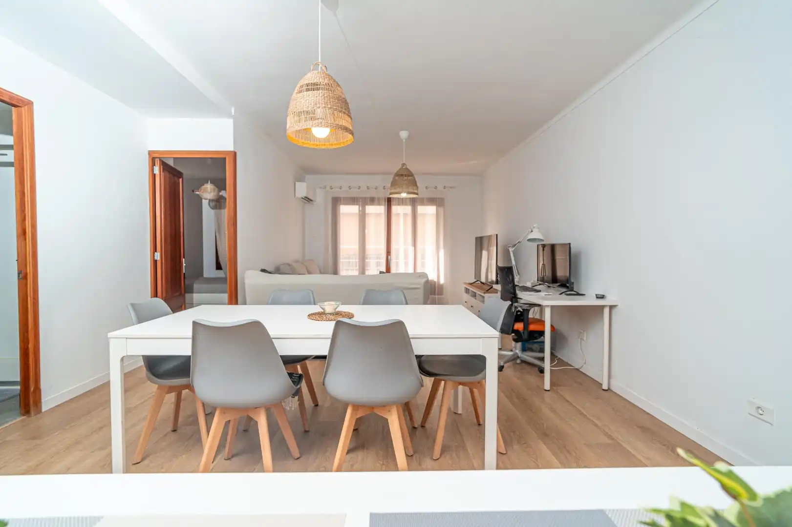 Sala d'estar de Apartament en venda en Manacor amb Aire condicionat, Moblat i Balcó