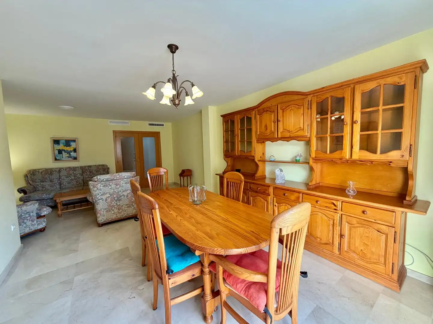 Menjador de Apartament en venda en Benitachell / El Poble Nou de Benitatxell amb Aire condicionat, Calefacció i Terrassa