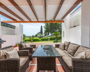 Terrace of Single-family semi-detached for sale in Marbella  with Air Conditioner, Terrace and Furnished