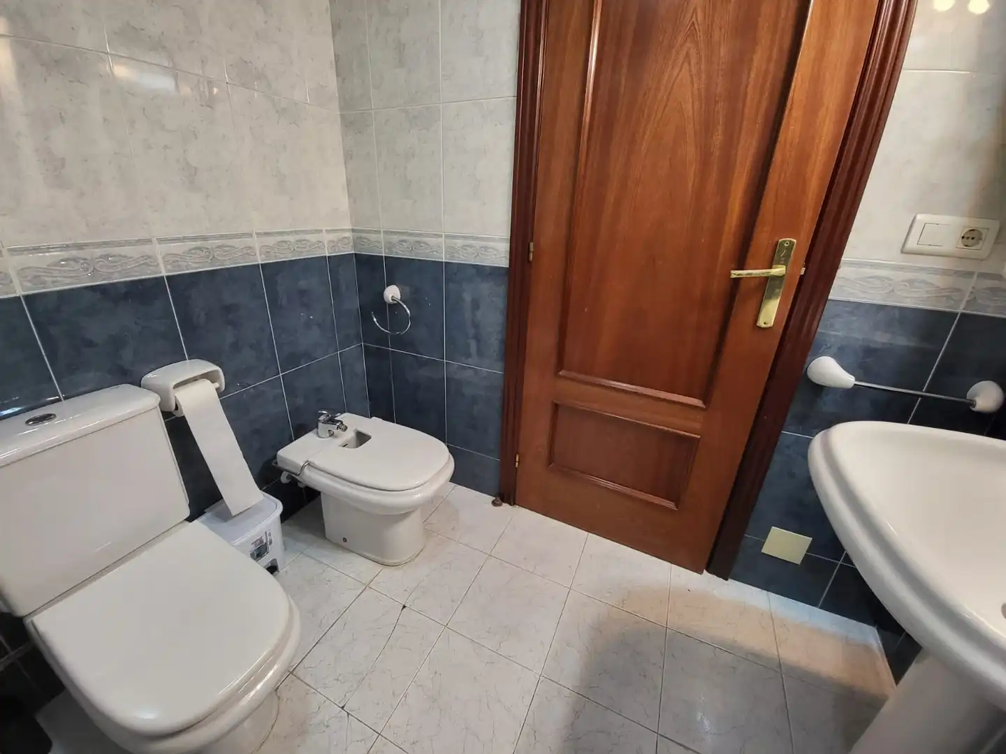 Badezimmer von Wohnung zum Verkauf in Pineda de Mar mit Terrasse, Möbliert und Ofen