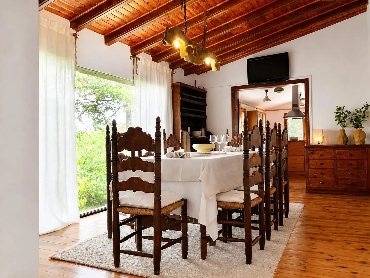 Dining room of Houses for sale in Sant Celoni  with Air Conditioner, Heating and Private garden