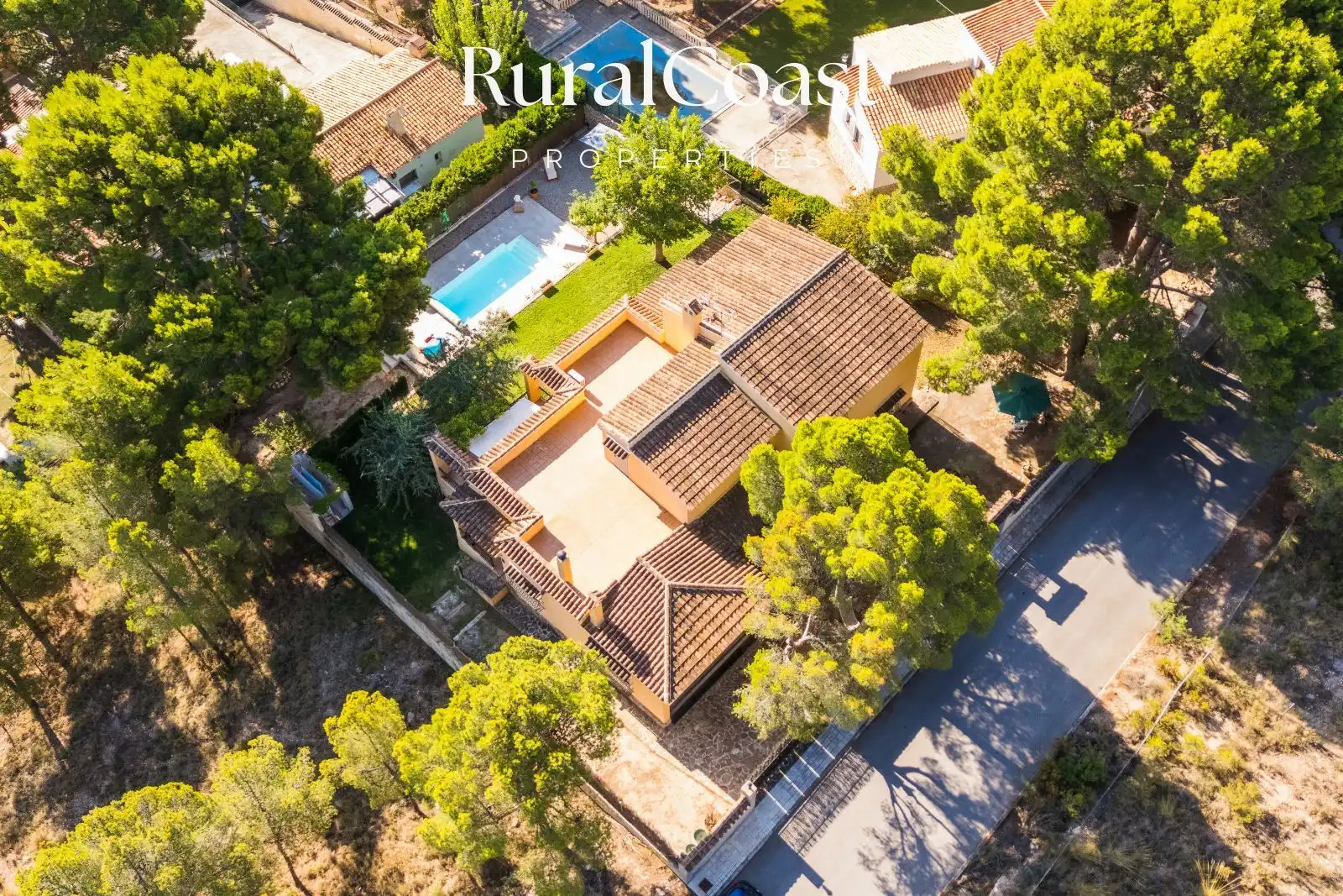 Vista exterior de Casa o chalet en venta en Tibi con Aire acondicionado, Calefacción y Jardín privado