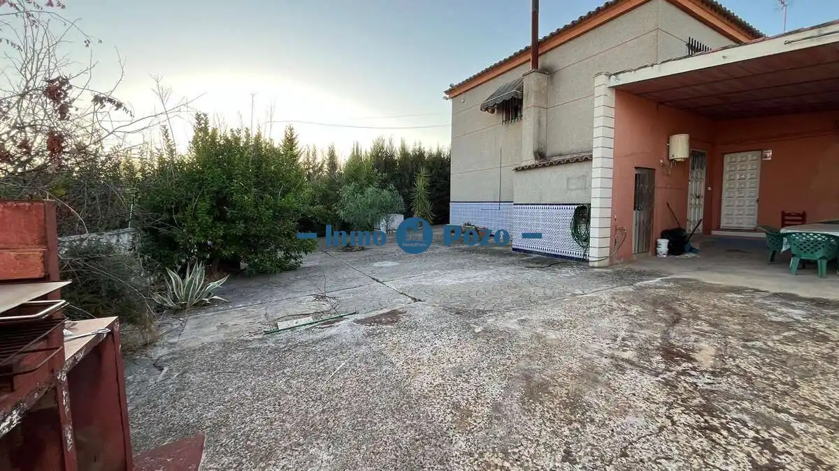 Exterior view of Houses for sale in Alange  with Private garden, Storage room and Swimming Pool