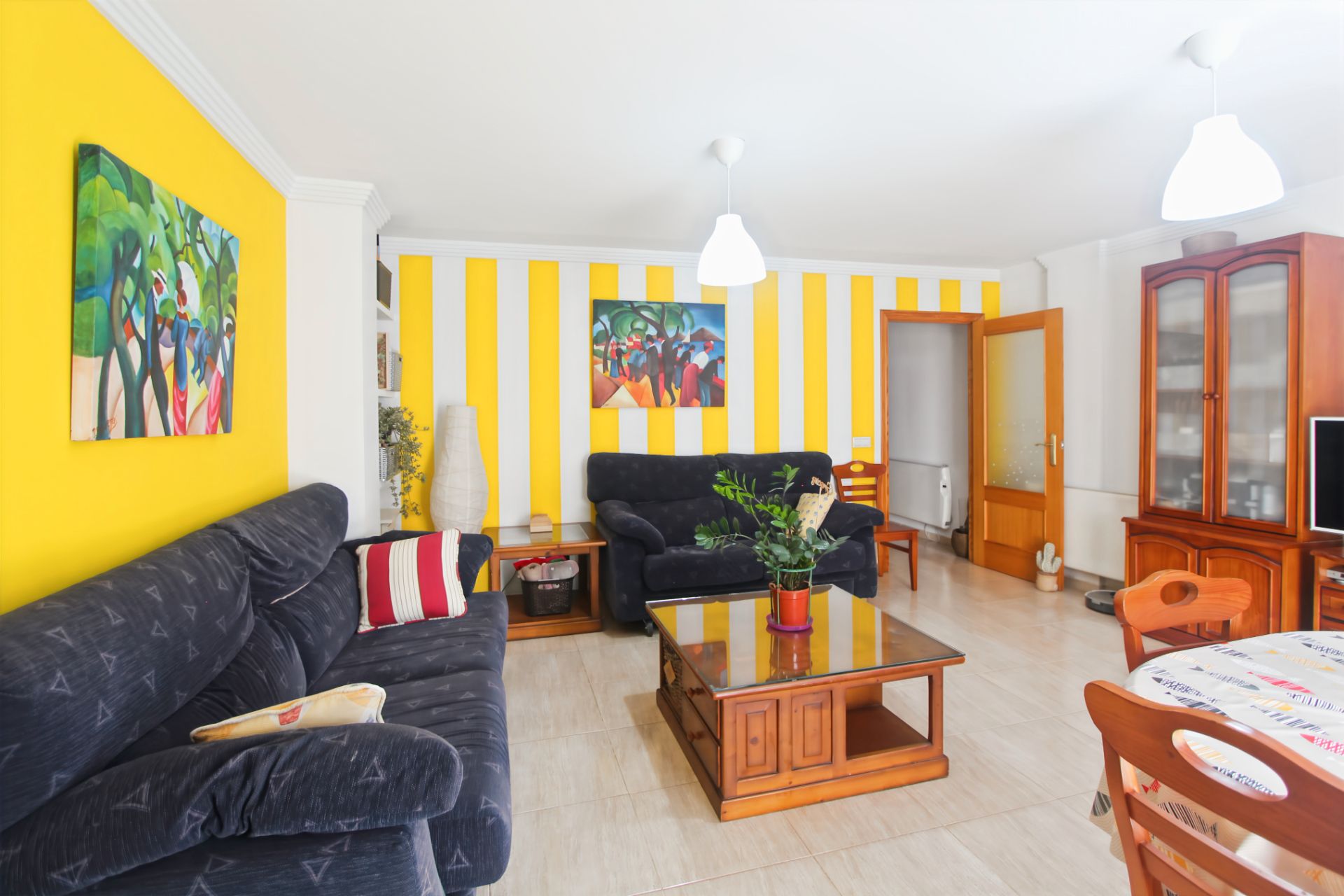 Living room of Flat for sale in Catadau  with Air Conditioner, Heating and Storage room