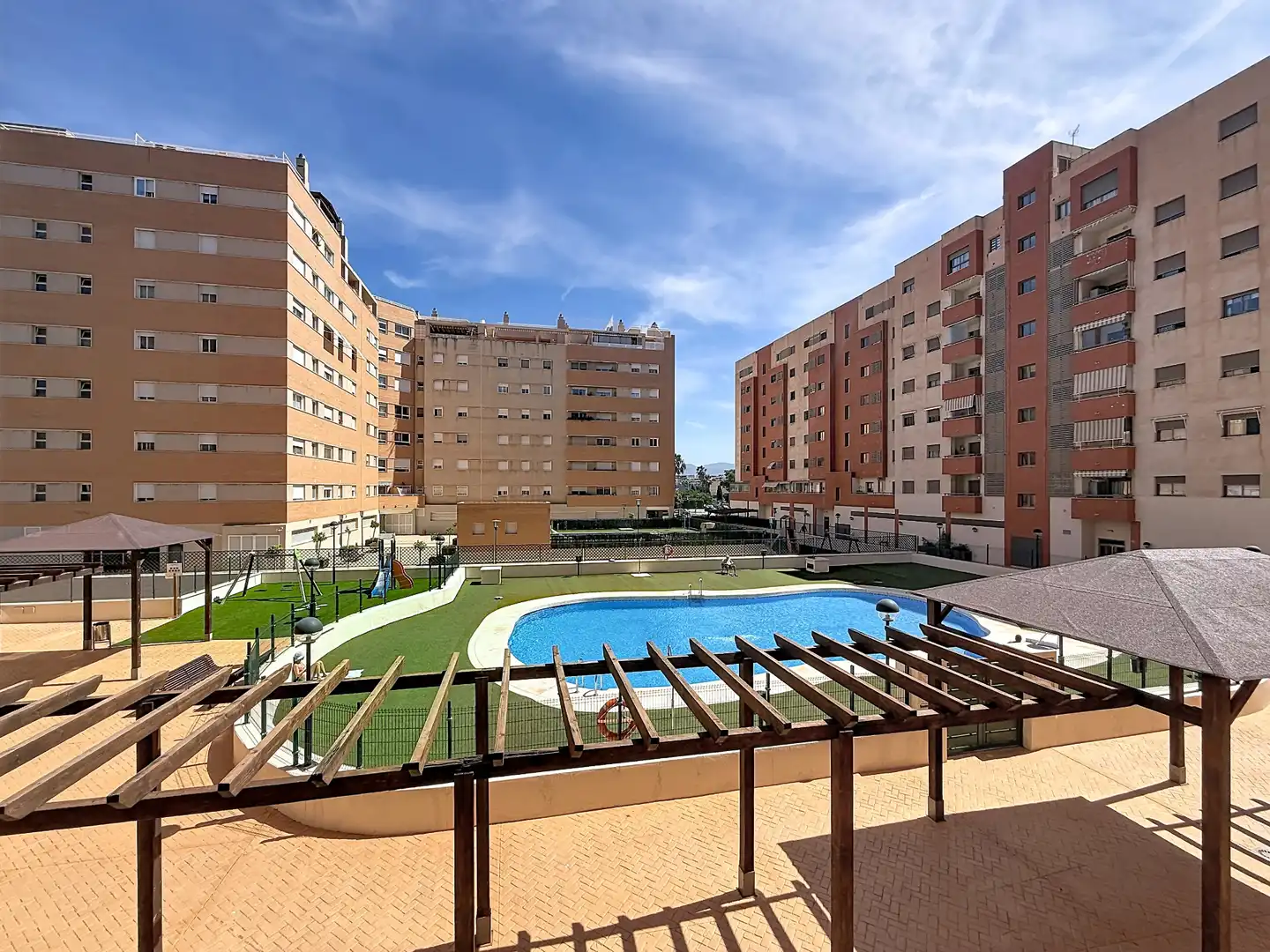Swimming pool of Flat for sale in Málaga  with Air Conditioner, Terrace and Oven