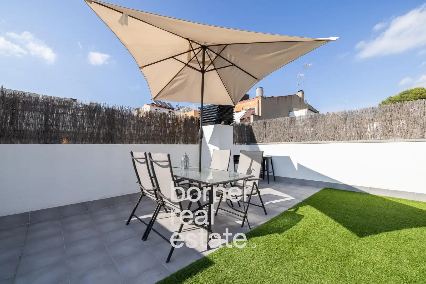 Terrace of Flat for sale in Terrassa  with Air Conditioner, Heating and Parquet flooring