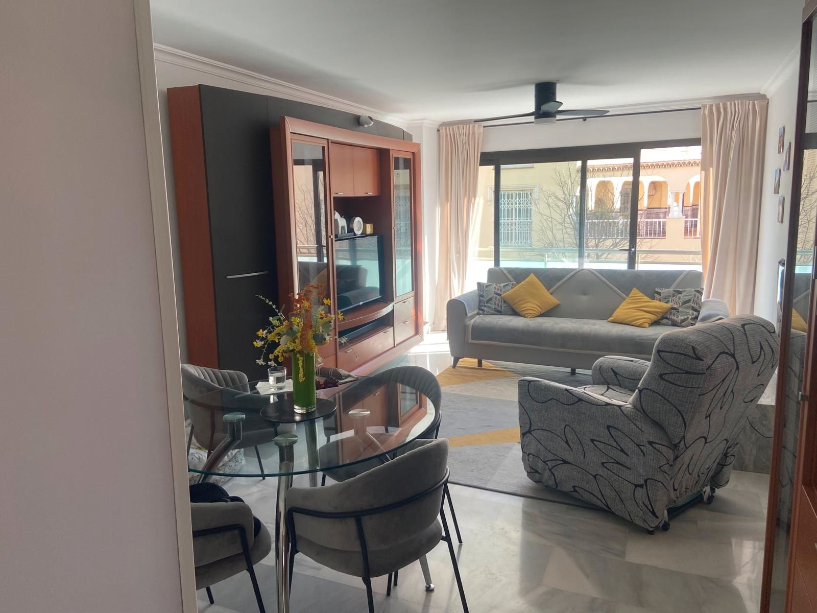 Living room of Flat to rent in Mijas  with Furnished, Oven and Washing machine